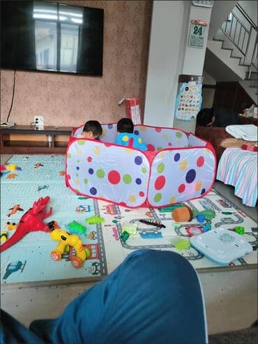 баллон гелия для шаров: 🎉 Детский сухой бассейн Яркий и весёлый бассейн для игр с шариками! 📏 — 4