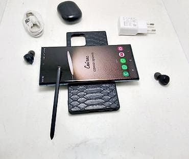 tab s4: Samsung Galaxy S22 Ultra, Б/у, 256 ГБ, цвет - Зеленый, 1 SIM, eSIM, 2 SIM — 3