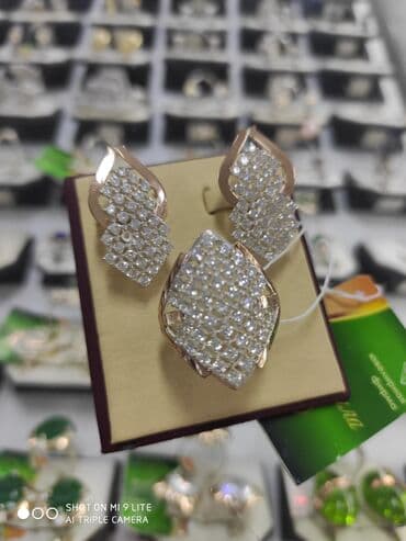 свадебные платья от производителя: Набор украшений, Проба 925, Женские, Новый — 2