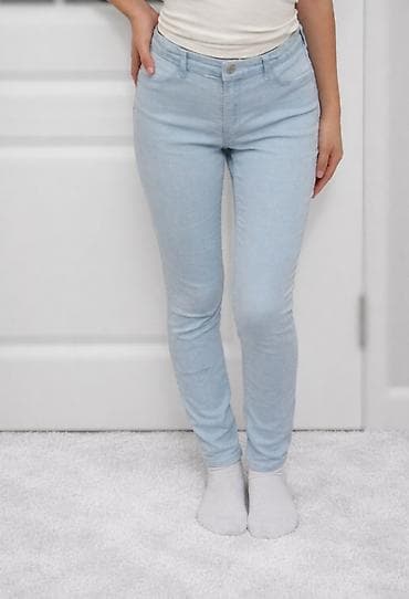 Джинсы и брюки, цвет - Голубой, Б/у