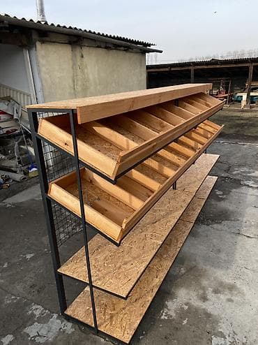 витринна: Витрина Для продуктов, Лофт, 180 см * 200 см * 60 см, Новый — 1