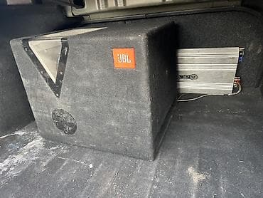 Сабвуфер JBL GT5-12BP + усилитель ACV - Корпусный автомобильный