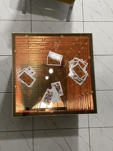 зеркала для дома: Кофейный/журнальный стол с зеркальным «бесконечным» эффектом и — 2