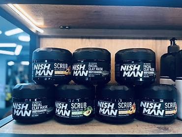 скраб для тела: Мужская линейка ухода за кожей лица NISHMAN В ассортименте: - Скраб — 1