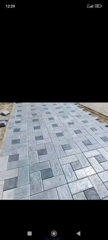 брусчатка бишкек цена: Укладка брусчатка любой сложности укладка брусчатка, устантовка — 10