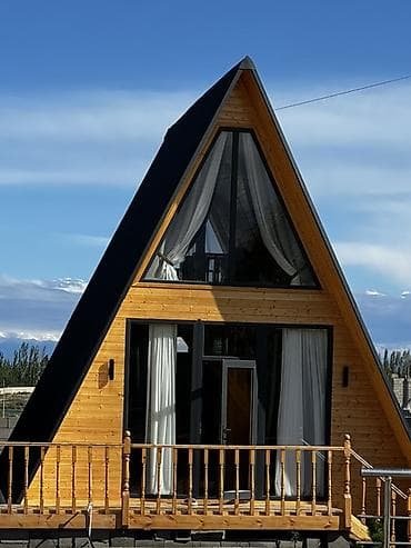 контейнер домики: 🏡 A-frame домик в аренду | Чок-Тал, Иссык-Куль Уютный A-frame дом для — 4