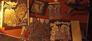 Мужская одежда: Футболка с интересным принтом. Чёрная. Хлопок. Рисунки на футболках — 5