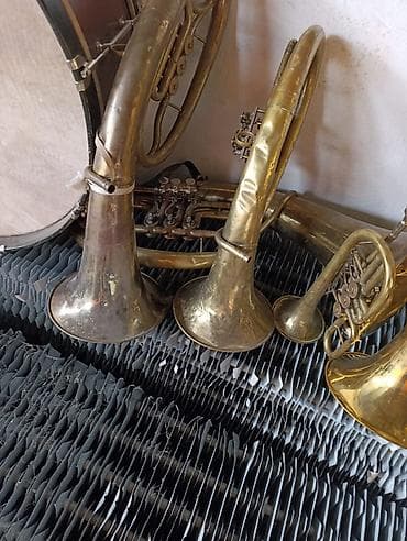 Барабаны: Коллекция духовых музыкальных инструментов + большой барабан Состав — 5