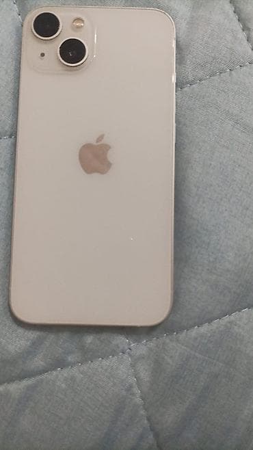 IPhone 13, Б/у, 128 ГБ, Белый, Чехол, 83 % at lalafo.kg IPhone 13, Б/у, 128 ГБ, Белый, Чехол, 83 %