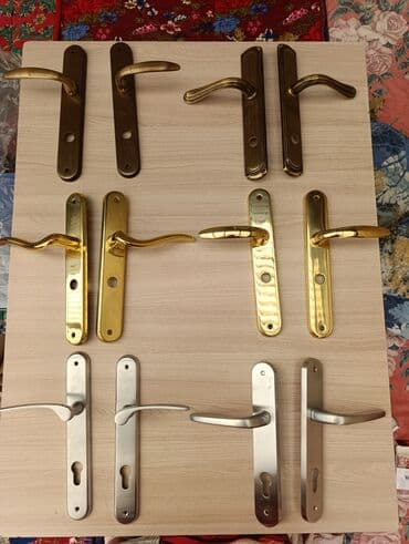 садовую тележку: Дверная ручка, Для межкомнатных дверей, Метал, Без установки, Самовывоз, Новый — 2