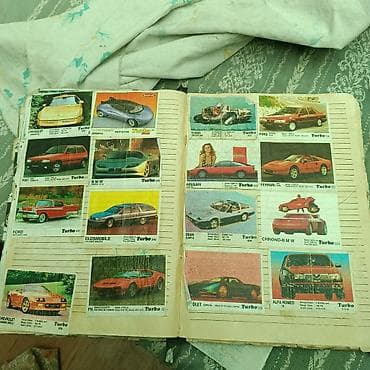 porsche: Альбом со стикерами Kent Turbo (жвачки Kent) — автомобили, мотоциклы — 6