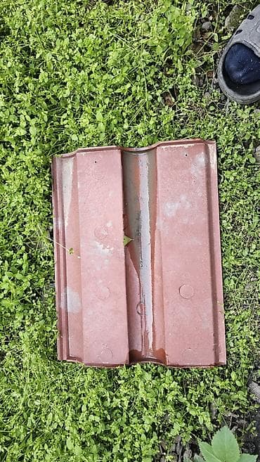 сумаляк купить: Черепица цементно‑песчаная, цвет терракотовый (красно‑розовый) — 1