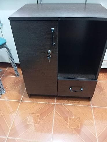 Сантехника: Комплект офисной мебели, Тумба, Металл, цвет - Серый — 3