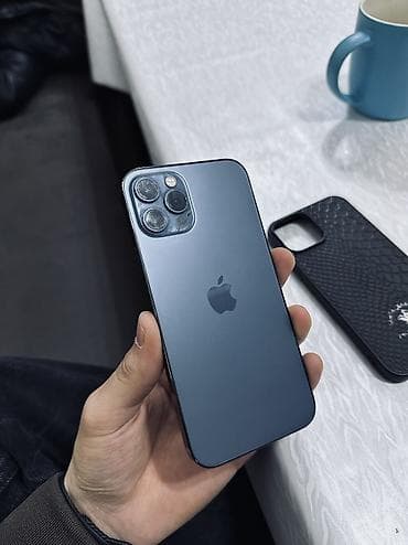 IPhone 12 Pro, Б/у, 128 ГБ, Blue Titanium, 76 % at lalafo.kg IPhone 12 Pro, Б/у, 128 ГБ, Blue Titanium, 76 %