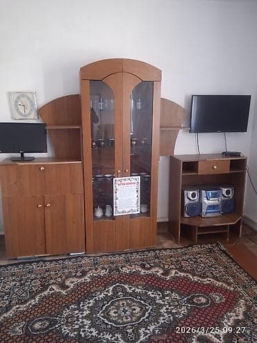 диван стол стул: Комплект мягкой мебели, цвет - Бежевый — 7