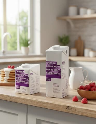 кондитерские оборудования: БМК ОПТОМ СЛИВКИ МОЛОКО Сливки и молочная продукция для кулинарии и — 1