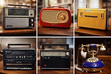 Радиоприемники и телефон