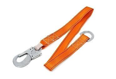 Строп А (лента) (карабин+кольцо) Строп ленточный с карабином