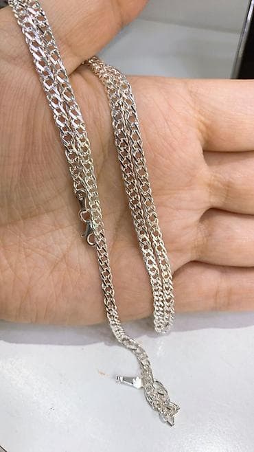 серебро цеп: Цепочка, Якорное, Проба 925, Унисекс — 6