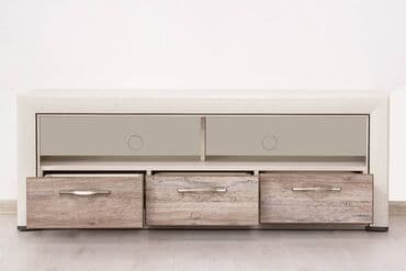 приставка телевизор: Тумба под ТВ 3Я (Olivia RTV 3S) коллекции Оливия, Дуб Анкона, Анрэкс — 3