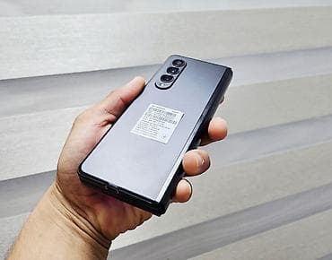 Техника жана электроника: Samsung Galaxy Z Fold 3, Колдонулган, 256 ГБ, түсү - Кара, 1 SIM, 2 SIM — 6