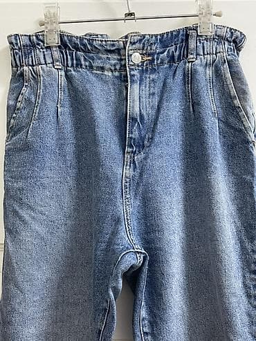 джинсы мом: Джинсы MNG DENIM, женские. - Силуэт: прямые брючины, слегка зауженные — 5