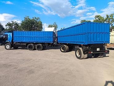 тракторный притсеп: КАМАЗ зерновоз с прицепом (автопоезд) - Комплектация: КАМАЗ 6x4 с — 2