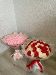 искусственные цветы оптом бишкек: --- 🌹 Атласные розы — нежная красота, которая не вянет! 🌹 Добавьте — 8