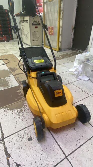 газонокосилка электрическая ручная: Газонокосилка, Новый, Электрическая, 1400 Вт, 2-х тактный двигатель, Самовывоз, Бесплатная доставка, Платная доставка — 5