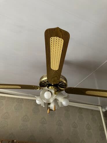 зонт для торговли бу: Люстра вентилятор (рабочий) — 3