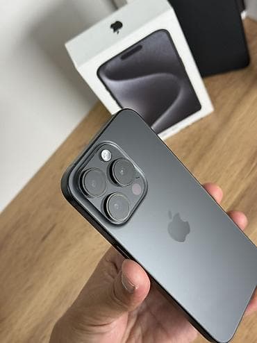 second tech: IPhone 15 Pro, Б/у, 256 ГБ, Black Titanium, Защитное стекло, Чехол, Кабель, 88 % — 2