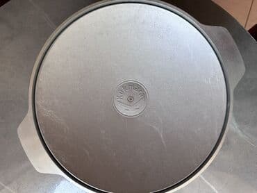 советский чайник: Алюминиевый казан с крышкой Kukmara 7л Новый, еще с пленкой на крышке — 2