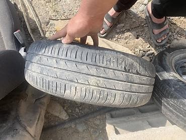 diska 14: Колеса в сборе 195 / 65 / R 14, Лето, Б/у, Легковые, Железные — 2