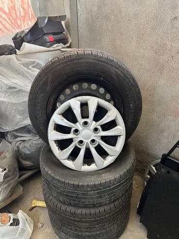 диск киа r16: Колеса в сборе 195 / 65 / R 15, Всесезонная, Б/у, Комплект, Легковые, отверстий - 5 — 1