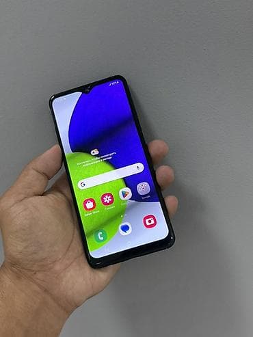 детская колонка с микрофоном: Samsung Galaxy A22, Б/у, 128 ГБ, цвет - Черный, 2 SIM — 2