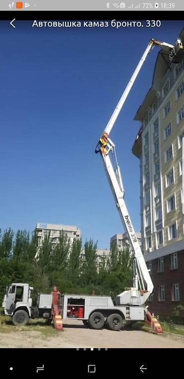 Услуги: Автовышка КАМАЗ Bronto 330 автовышки на базе КАМАЗ с телескопической — 1