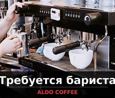 Требуется Бариста, Оплата: Еженедельно