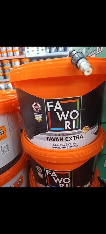 Краска потолочная Fawori Tavan Extra (Ceiling Extra)20 кг на 100
