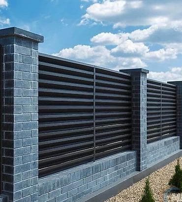 Распашные ворота: Металлоконструкции для дома: ворота, калитки, заборные секции и — 6