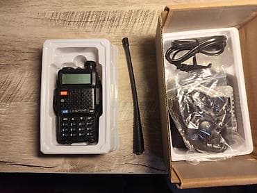 Аудиотехника: Рации Baofeng UV-5R — комплект из двух портативных двухдиапазонных — 2