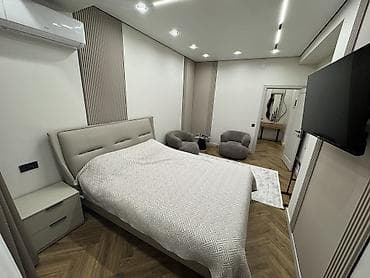 гостиница суточный: 1 комната, Люкс, элитка, Бета Сторес, Душевая кабина, Постельное белье, Кондиционер — 3