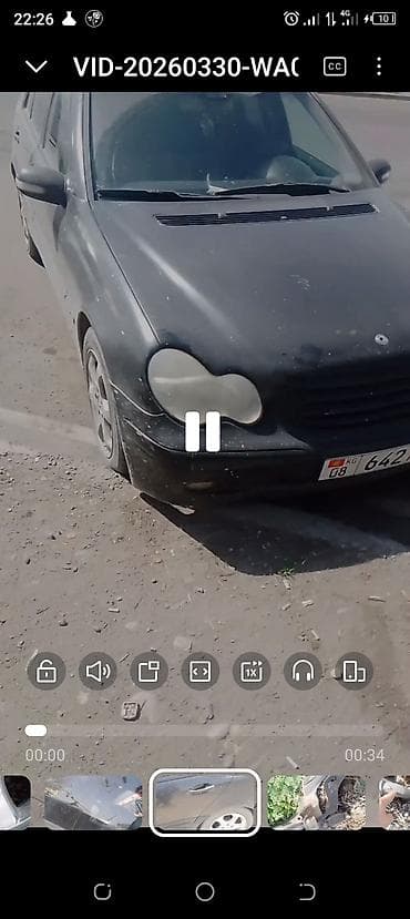 sprinter 2003: Mercedes-Benz C-Class: 2002 г., 2.2 л, Механика, Дизель, Седан — 2