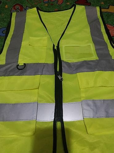 строительные жилетки: Сигнальный жилет повышенной видимости - Цвет: ярко‑желтый — 1