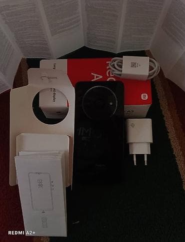 принтер dtf: Redmi, Redmi A3, Колдонулган, 128 ГБ, түсү - Кара, 2 SIM — 2