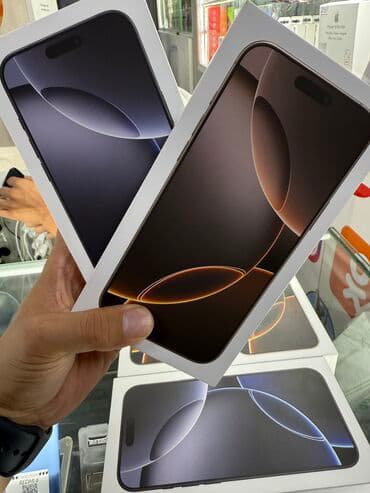 купить айфон х в кредит: IPhone 16 Pro Max, Новый, 256 ГБ, Desert Titanium, Кабель — 2