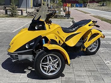 продам мот: Трицикл (3-колёсный мотоцикл) спортивного типа, ярко‑жёлтый. 2022 Год — 3