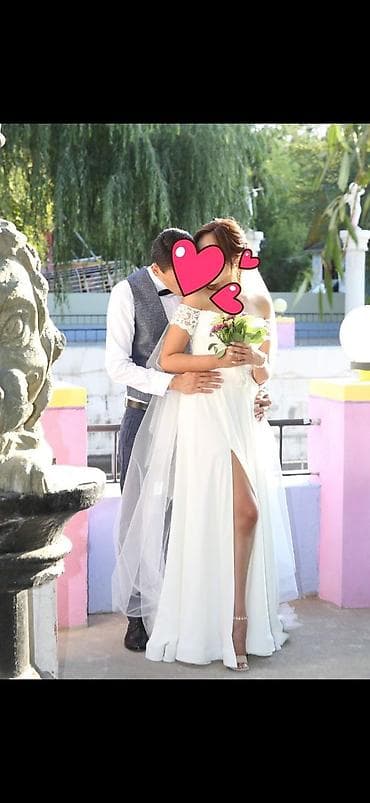 дизайнерское: Свадебное платье, 2XL, Дизайнерское, Б/у — 4