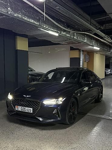 Продажа авто: Редкая модификация Genesis G70, темно-синий седан бизнес‑класса с — 5