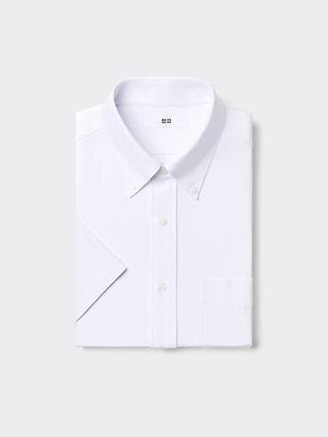 Мужская рубашка, L, Uniqlo, Новый, цвет - Белый, Самовывоз