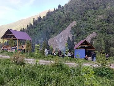 буркер часы: Туристическая база в горах: юртовый кемпинг и места для пикника - — 1